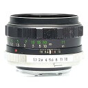 【中古】MINOLTA MC ROKKOR-PF 1:1.7 f 55mm 単焦点レンズ ミノルタSRマウント