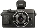 【中古】OLYMPUS ミラーレス一眼 PEN E-P5 17mm F1.8 レンズキット(ビューファインダー VF-4セット) ブラック E-P5 17mm ...