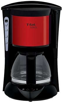 【中古】ティファール コーヒーメーカー スビト ペーパーレスフィルター メタリックルビーレッド CM151GJP