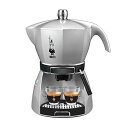 【中古】BIALETTI (ビアレッティ) エスプレッソマシン モキッシマ シルバー 幅29×奥行21×高さ34.5cm CF43-SV