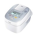 【中古】パナソニック 5.5合 炊飯器 圧力IH式 Wおどり炊き スノークリスタルホワイト SR-SPX105-W