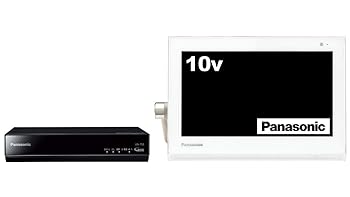 【中古】パナソニック 10v型 液晶 テレビ プライベート ビエラ UN-10T5-W HDDレコーダー付 2015年モデル