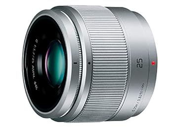 【中古】パナソニック(Panasonic) 単焦点レンズ マイクロフォーサーズ用 ルミックス G 25mm/ F1.7 ASPH. シルバー H-H025-S