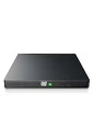 【中古】ロジテック DVDドライブ/USB2.0/薄型/Type-Cケーブル付/ブラック