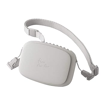 【中古】【2020年モデル】エレコム USB扇風機 充電可能 ハンズフリー ネックストラップ付 グレー FAN-U206GY