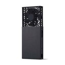 【中古】ドウシシャ 携帯扇風機 ジェントルファン 2電源対応(充電式・USB電源) ブラック ピエリア