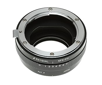 【中古】Rayqual 国産レンズマウントアダプタ Nikon F マウントレンズ(Gレンズ対応)-FUJI Xマウントボディー NFG-FX