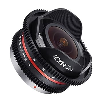 【中古】［非常に良い］Rokinon CV75MFT-B 7.5mm T3.8 シネ魚眼レンズ オリンパス/パナソニックマイクロ4/3カメラ用 ブラック