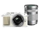 【中古】OLYMPUS PEN E-PL7 EZダブルズームキット ホワイト ミラーレス一眼 E-PL7 EZ DZKIT WHT