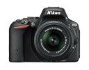 【中古】Nikon デジタル一眼レフカメラ D5500 18-55 VRII レンズキット ブラック 2416万画素 3.2型液晶 タッチパネル D5500LK...