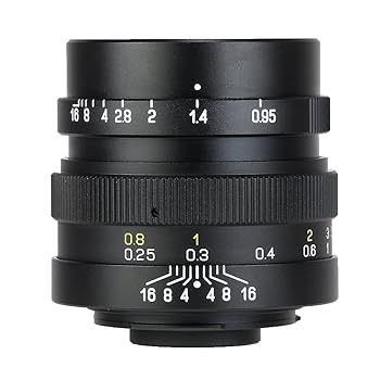 【中古】中一光学 (ZHONG YI OPTICS) 単焦点レンズ SPEEDMASTER 25mm F0.95 (マイクロフォーサーズ) (ブラック)