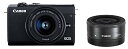 【中古】Canon ミラーレス一眼カメラ EOS M200 ダブルレンズキット ブラック EOSM200BK-WLK