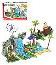 【中古】メガ(MEGA) ポケモン アドベンチャーワールド ポケモンと大冒険 ~滝や洞窟、ビーチもつくれるクリエイティブセット~ 【ブロックセット】【ブロッ