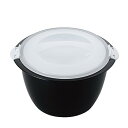 【中古】曙産業 炊飯器 2合 日本製 お米と水を入れて電子レンジで加熱するだけ ふっくらごはんが手軽に炊ける レンジごはん炊き BL-796 ブラック