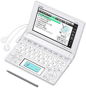 楽天スカーレット2021【中古】CASIO Ex-word 電子辞書 中学生学習モデル XD-B3850 ホワイト XD-B3850WE