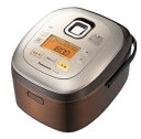 【中古】パナソニック 5.5合 炊飯器 IH式 ブラウン SR-HX103-T