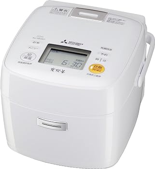 【中古】三菱電機 IHジャー炊飯器 備長炭 炭炊釜 3.5合炊き ピュアホワイト NJ-SE067-W