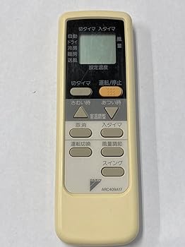 【中古】ダイキン エアコンリモコン ARC409A17 【中古】ダイキン エアコンリモコン ARC409A17
