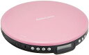 【中古】オーム電機 ポータブルCDプレーヤー ピンク CDP-830Z-P