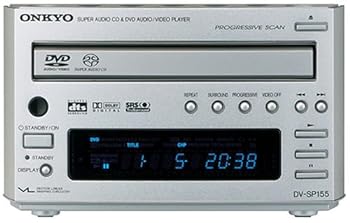 【中古】ONKYO INTEC155 ユニバーサルプレーヤー DVDオーディオ/SACD対応 DV-SP155(S) /シルバー