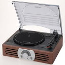 【中古】OHM AudioComm ラジオ付レコードプレーヤー RRM-2775K-T(2)
