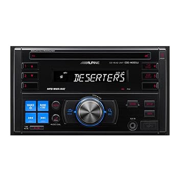 【中古】アルパイン(ALPINE) CD・CD-R/RW・MP3・WMA・AACプレーヤー 45W×4ch/フロントUSB・フロントAUX対応 CDE-W203JI