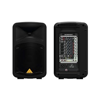 【中古】Behringer ポータブルPAシステム 8ch 超軽量デザイン MP3プレーヤー/ULMワイヤレス対応USBポート/FBQ機能/リバーブエフェクト/ボイスオーバー機