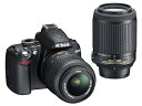 【中古】Nikon デジタル一眼レフカメラ D3000 ダブルズームキット D3000WZ