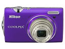 【中古】Nikon デジタルカメラ COOLPIX (クールピクス) S5100 ライトパープル S5100PP 1220万画素 光学5倍ズーム 広角28mm ...