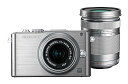 【中古】OLYMPUS ミラーレス一眼 PEN Lite E-PL3 ダブルズームキット シルバー E-PL3 DZKIT SLV