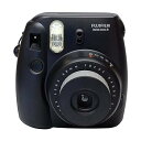 【中古】FUJIFILM インスタントカメラ チェキ instax mini 8 ブラック INS MINI 8 BLACK