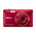 【中古】Nikon デジタルカメラ COOLPIX S3500 光学7倍ズーム 有効画素数 2005万画素 ラズベリーレッド S3500RD(2)
