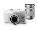 【中古】OLYMPUS ミラーレス一眼 PEN Lite E-PL6 ダブルズームキット ホワイト E-PL6 DZKIT WHT