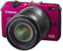 【中古】Canon ミラーレス一眼カメラ EOS M2 EF-M18-55 IS STM レンズキット (レッド) EF-M18-55mm F3.5-5.6 I...