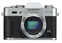 【中古】FUJIFILM ミラーレス一眼 X-T10 ボディ シルバー X-T10-S