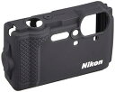【中古】Nikon シリコンジャケット CF-CP3 BK ブラック(Nikon デジタルカメラ COOLPIX W300用)