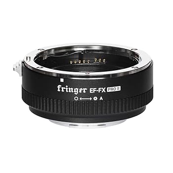 【中古】Fringer (フリンガー) FR-FX2 スマートマウントアダプター (キャノンEFマウントレンズ → 富士フイルムXマウント変換) 電子接点付き、絞りリン