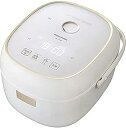 【中古】パナソニック 炊飯器 3.5合 一人暮らし IH フラット天面 ホワイト SR-KT060-W