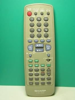 【中古】シャープ ビデオ・DVDリモコン G1289SA