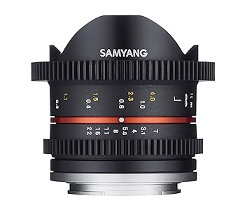 【中古】SAMYANG 動画用単焦点魚眼レンズ VDSLR 8mm T3.1 II フジフイルム X用 APS-C用