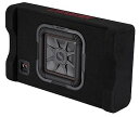 【中古】KICKER キッカー 49L7TDF102 ウーハーBOX 下向き設置 25cm ウーファー搭載 薄型 サブウーファー グリル不要 日本正規品