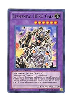 【中古】遊戯王 英語版 CT08-EN011 Elemental HERO Gaia E・HERO ガイア (スーパーレア) Limited Edition