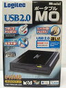 【中古】Logitec ポータブルタイプUSB 2.0外付型640MB MOユニット LMO-PBA640U2(B)