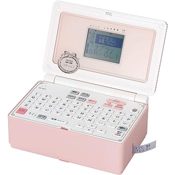 【中古】キングジム(Kingjim) ラベルライター 「テプラ」PRO SR-GL1 シェルピンク ガーリーテプラ (対応ラベル幅:4-18mm幅)