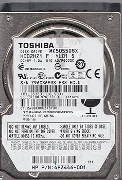 【中古】MK5055GSX、A0/FG002C、HDD2H21 F VL01 S、東芝500GB SATA 2.5ハードドライブ 【中古】MK5055GSX、A0/FG002C、HDD2H21 F VL01 S、東芝500GB SATA 2.5ハードドライブ