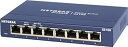 【中古】【正規品】 ネットギア NETGEAR スイッチングハブ 8ポート 1G 金属筐体 静音ファンレス リミテッドライフタイムハードウェア保証 アンマネージ...
