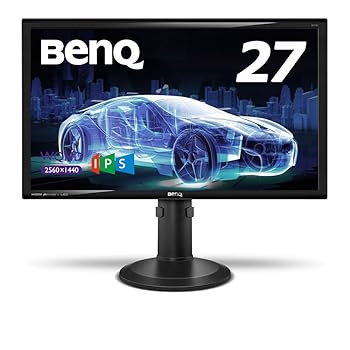 【中古】BenQ モニター ディスプレイ GW2765HT 27インチ/WQHD/IPS/DisplayPort,HDMI,DVI,VGA端子