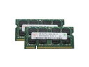【中古 非常に良い】【中古・2枚セット】ノートPC用メモリ 2GB PC2-6400S-666-12