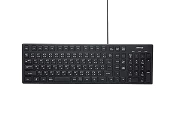 ����šۥХåե����� BUFFALO USB��³ ͭ����������å��奭���ܡ��� �֥�å� BSKBU15BK