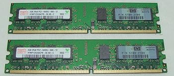 ����š�PC2-6400 DDR2-800 2GB*2��=4GB �ǥ����ȥå���DDR2���� Hynix